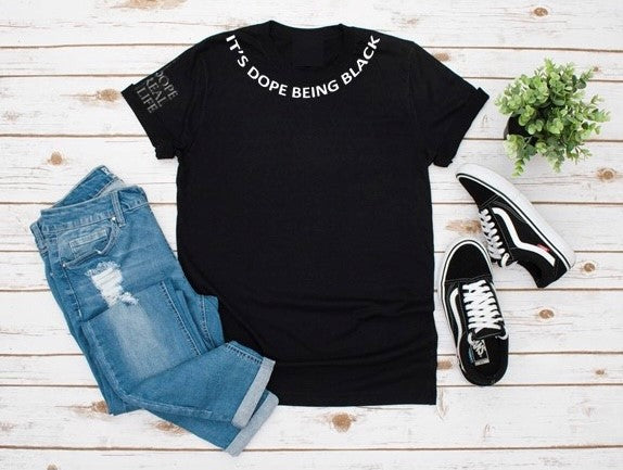 Dope Being Black Short Sleeve T-Shirt